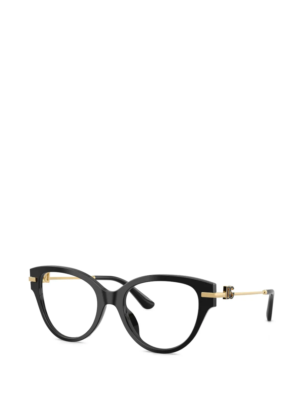  Dolce & Gabbana Eyewear Cat-eye Glasses - Black 