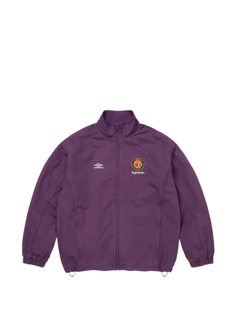 Supreme x Umbro zip-up cotton track jacket