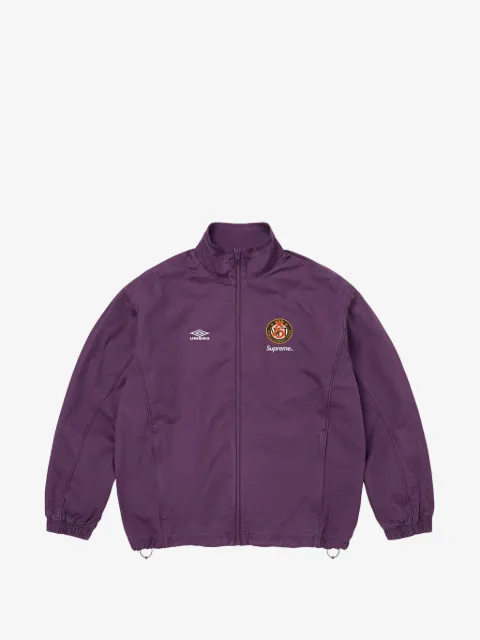 Supreme x Umbro zip-up cotton track jacket