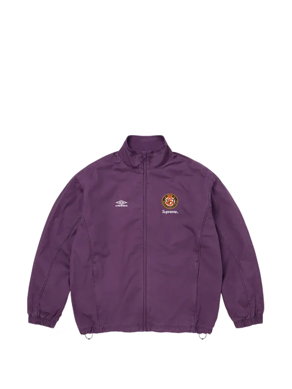 Supreme x Umbro zip-up Cotton Track Jacket | Purple | FARFETCH TW