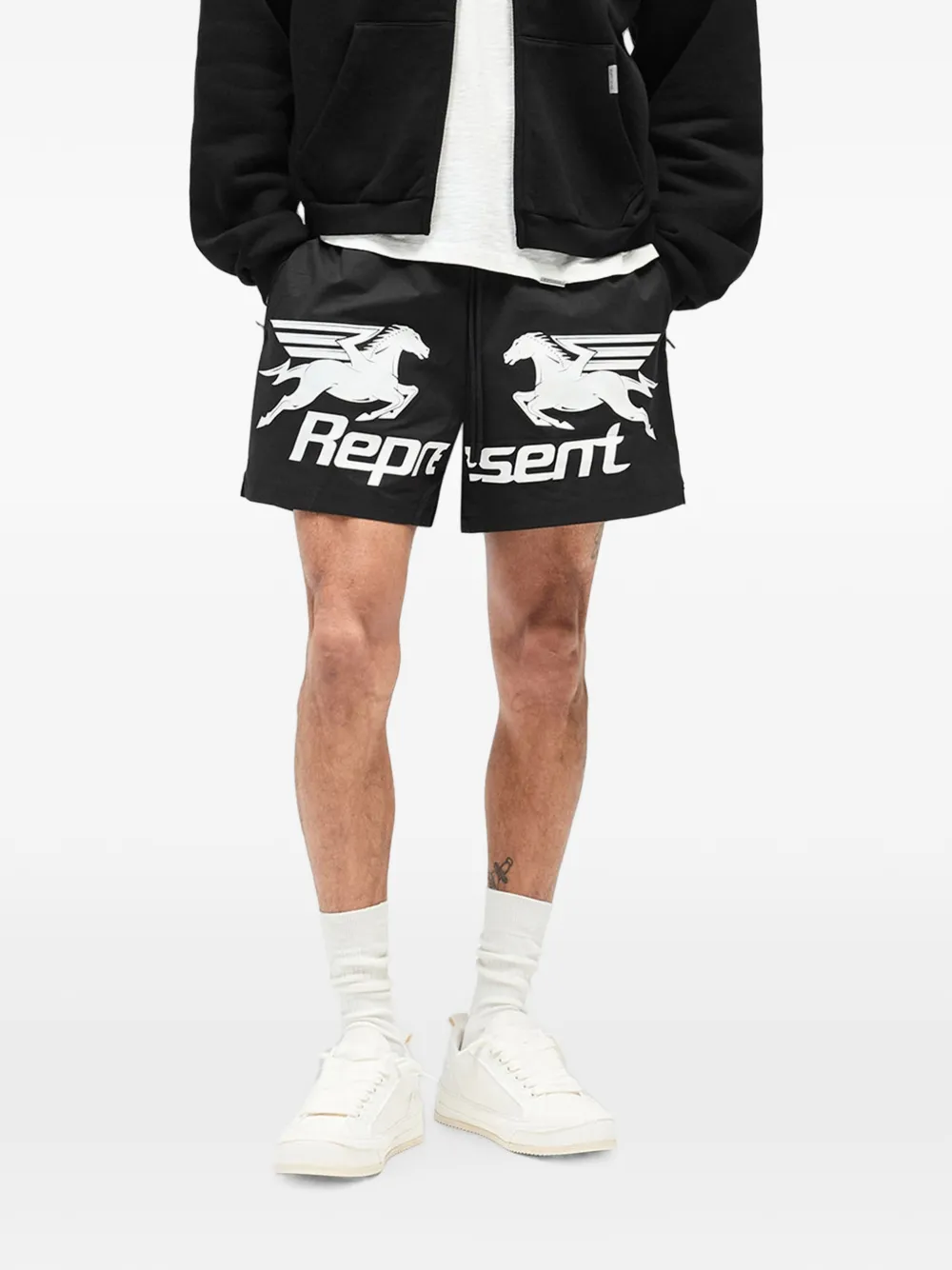 Represent Nothing Faster zwembroek Zwart