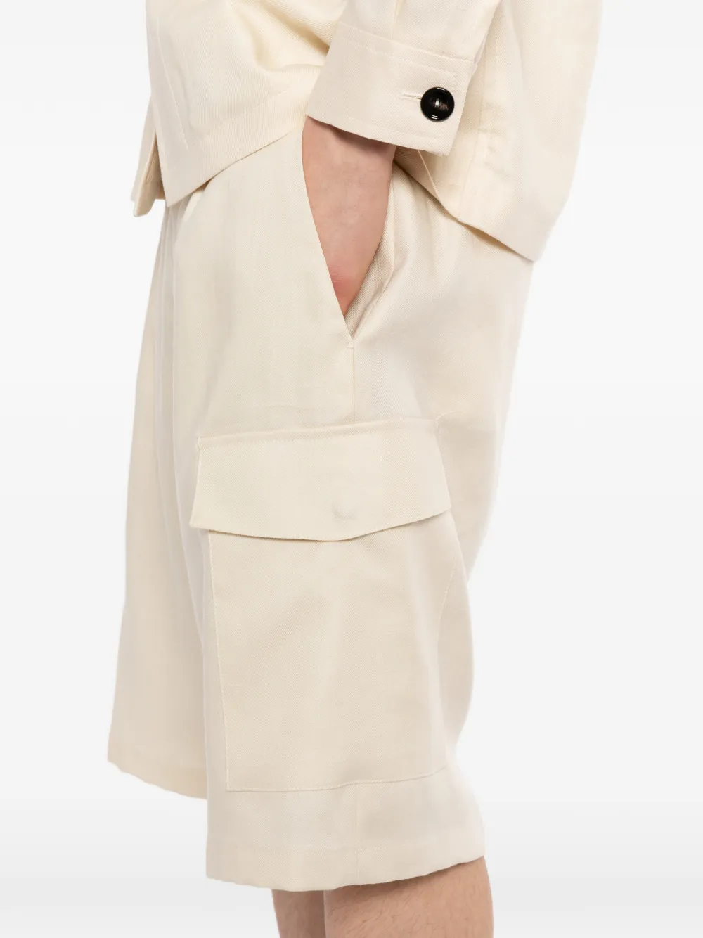 Tagliatore Cargo plooibroek Beige