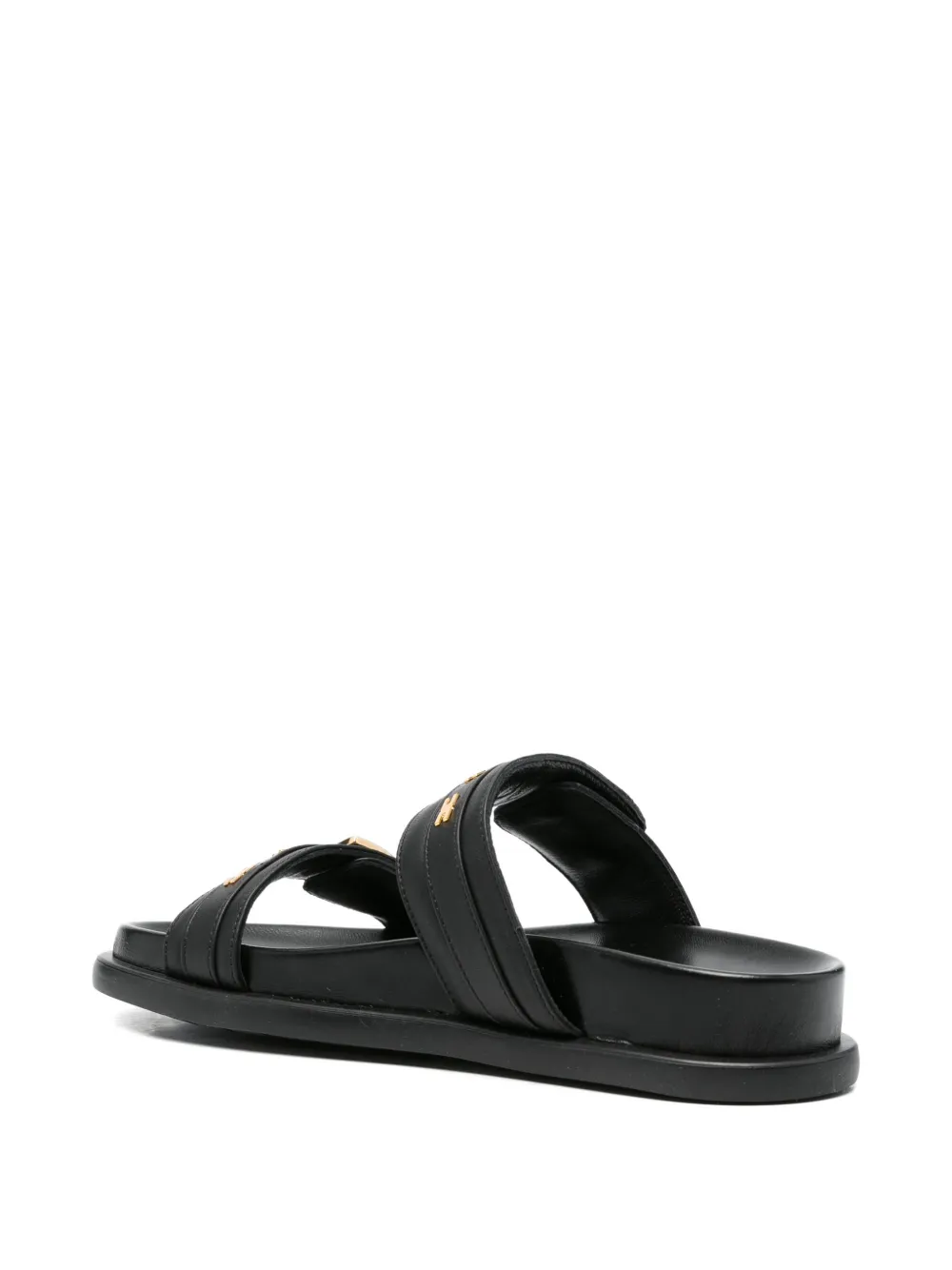 Elisabetta Franchi La Mia Bambina Sandalen met gesp Zwart