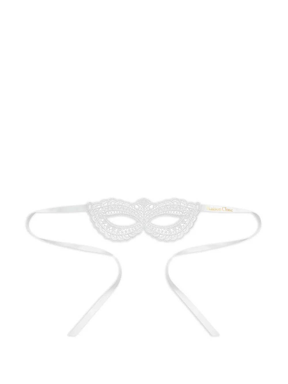 Maison Close Kanten masker Wit