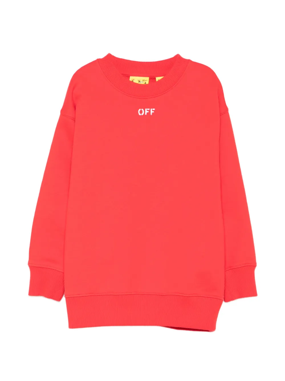 Off-White Kids logo-print sweatshirt - Rosso