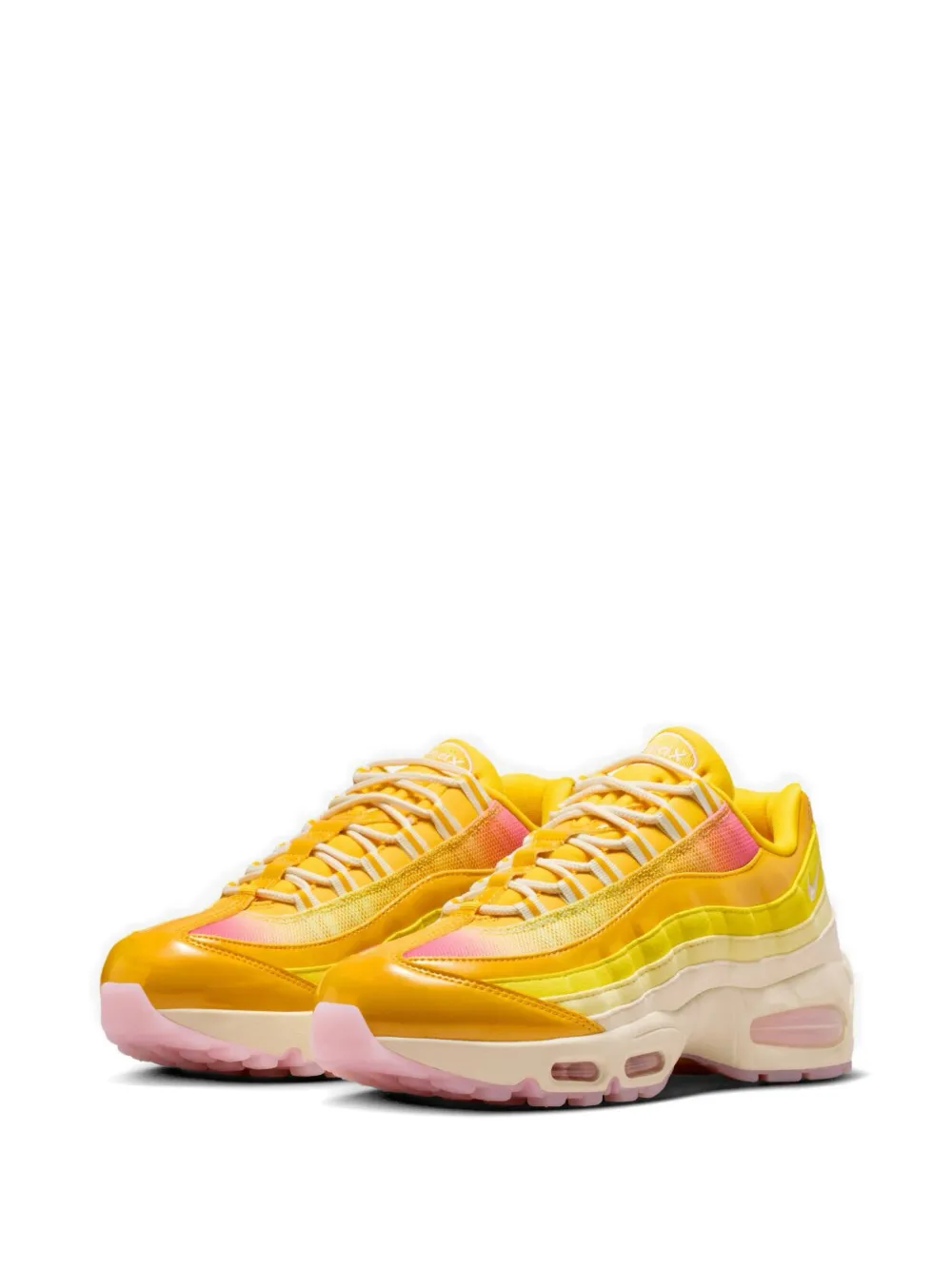 Nike Air Max 95 Big Bubble lace-up sneakers Geel