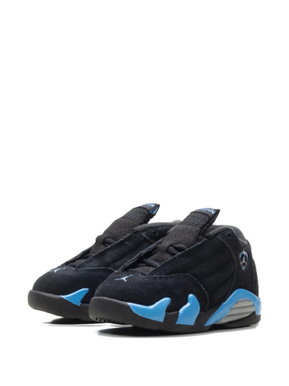 Jordan Kids Air Jordan 14 "Black University Blue" sneakers Zwart