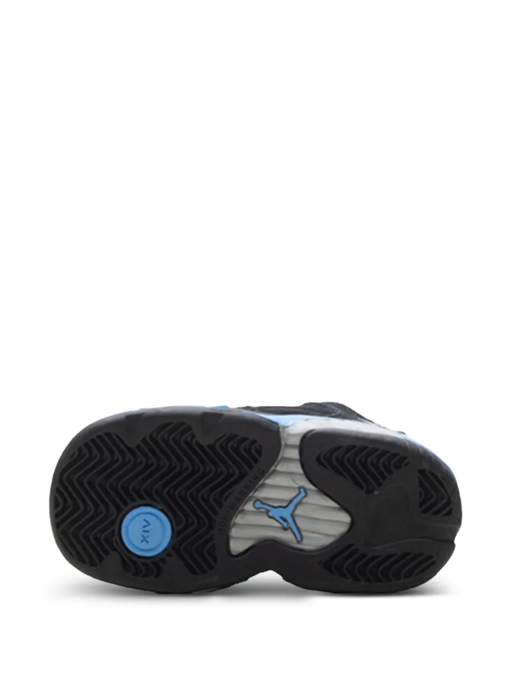 Jordan Kids Air Jordan 14 "Black University Blue" sneakers Zwart