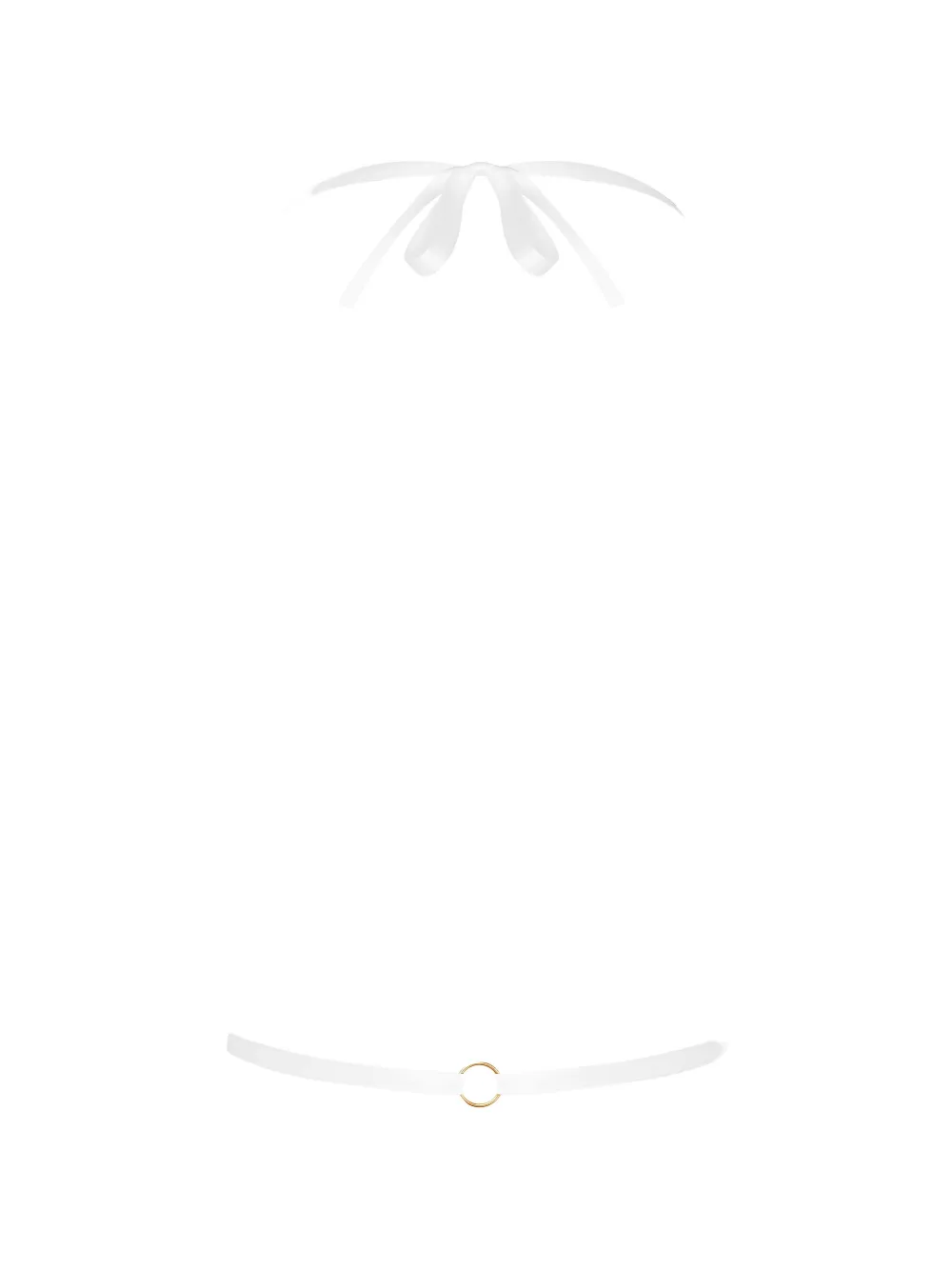 Maison Close Lingerie-accessoire met kant Wit