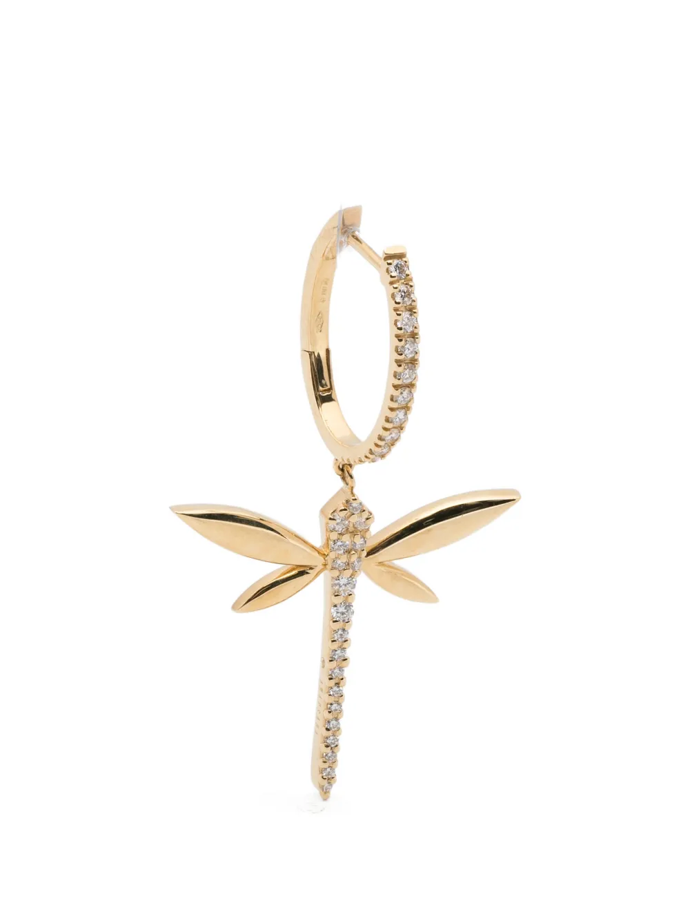 Anapsara Dragonfly diamond earrings - Gold