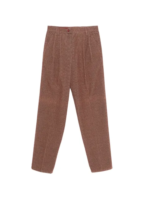 Missoni Pre-Owned 1980s pleated cotton trousers