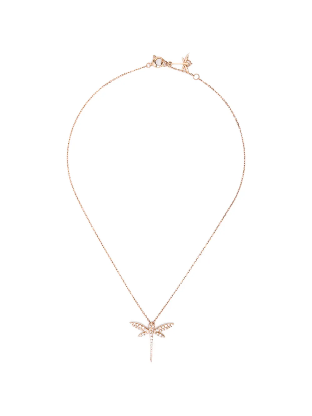 Anapsara diamond dragonfly necklace - Rosa