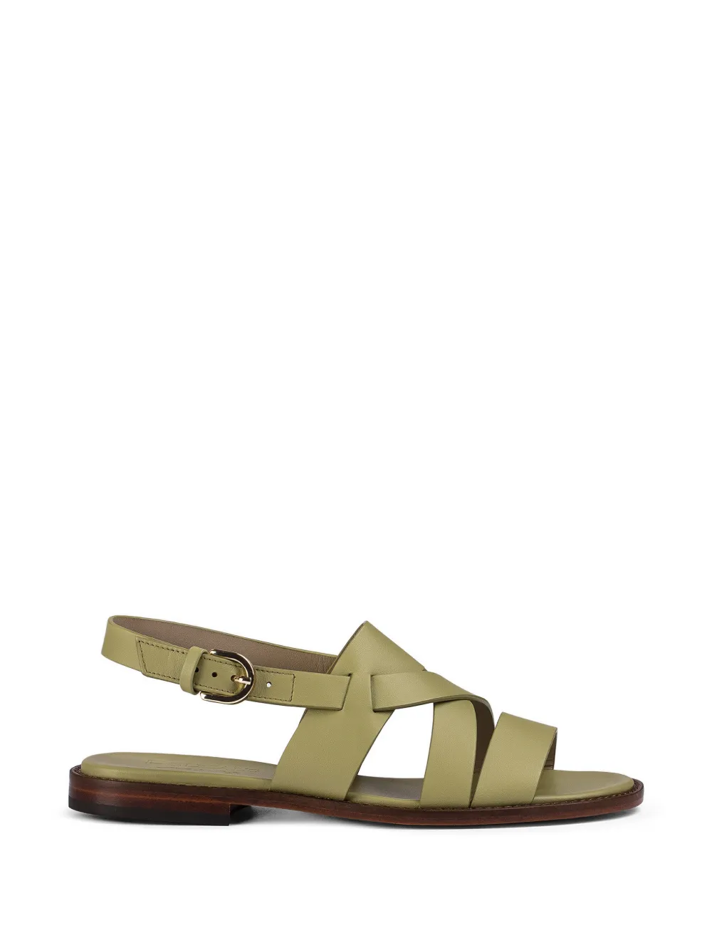 Doucal's leather sandals - Verde