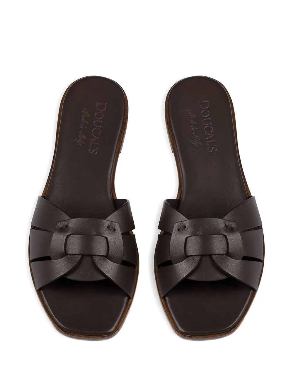 Doucal's Leren sandalen Bruin