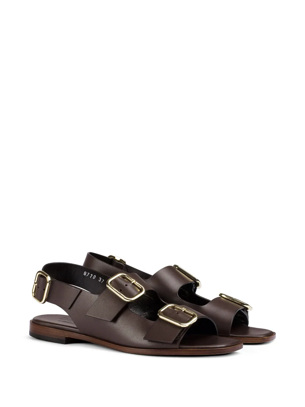 Doucal's Leren sandalen Bruin