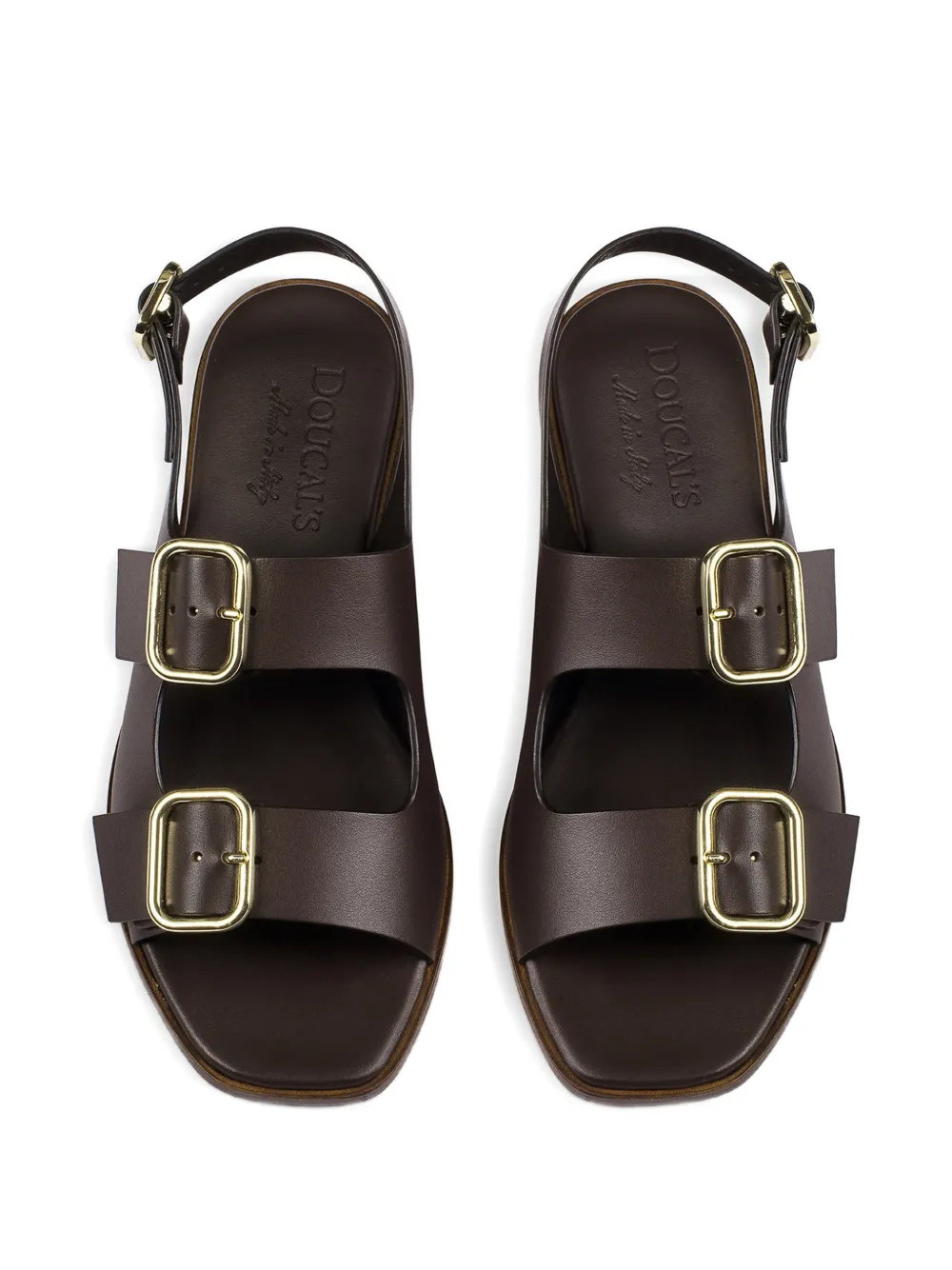 Doucal's Leren sandalen Bruin