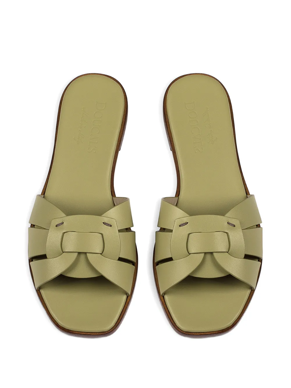 Doucal's Leren sandalen Groen