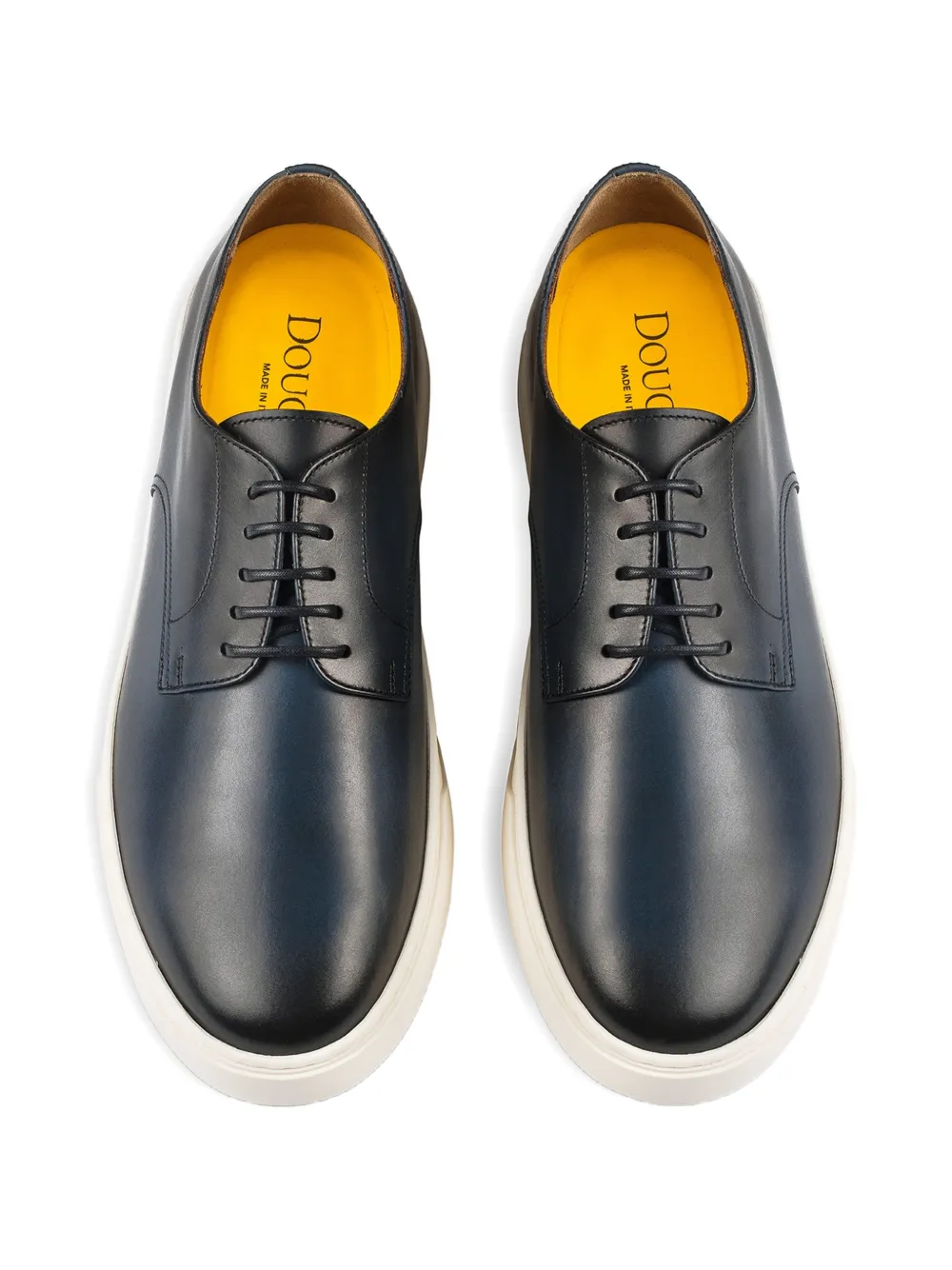 Doucal's leather sneakers Blauw