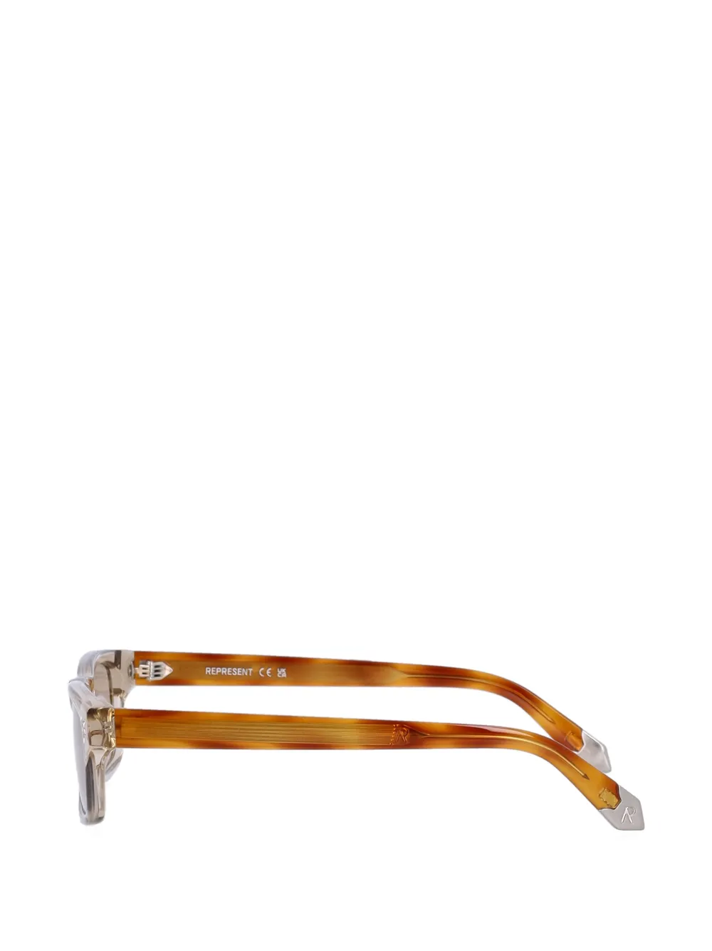  Represent Aura Rectangle Sunglasses - Neutrals 