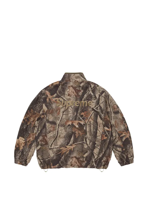 Supreme x Umbro zip-up camo-pattern Cotton Track Jacket | Brown