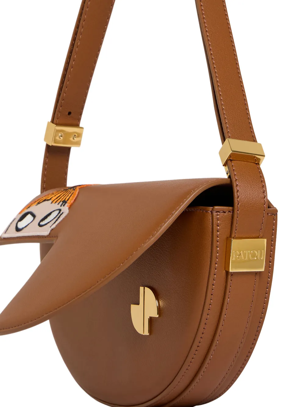  Patou X Moomin Little My Shoulder Bag - Brown 