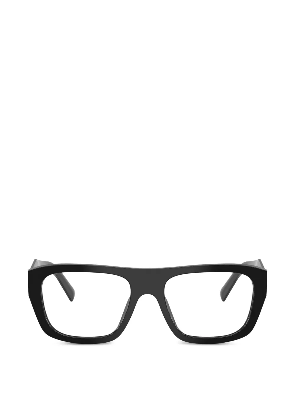 Prada Eyewear logo-detail glasses - Nero