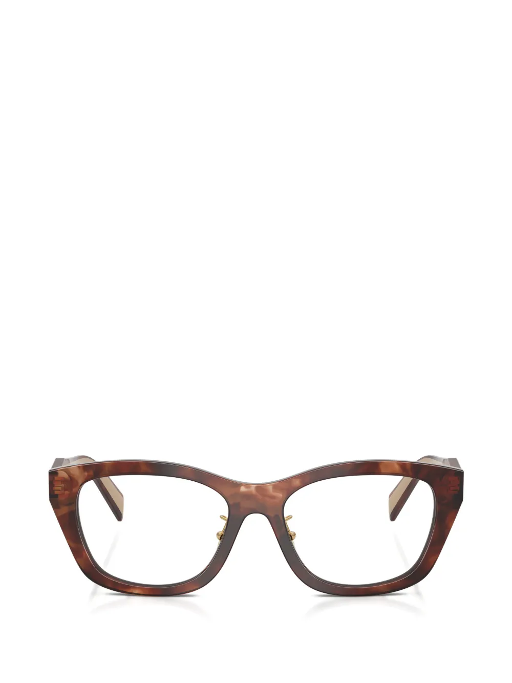 Prada Eyewear clear-lense glasses - Toni neutri