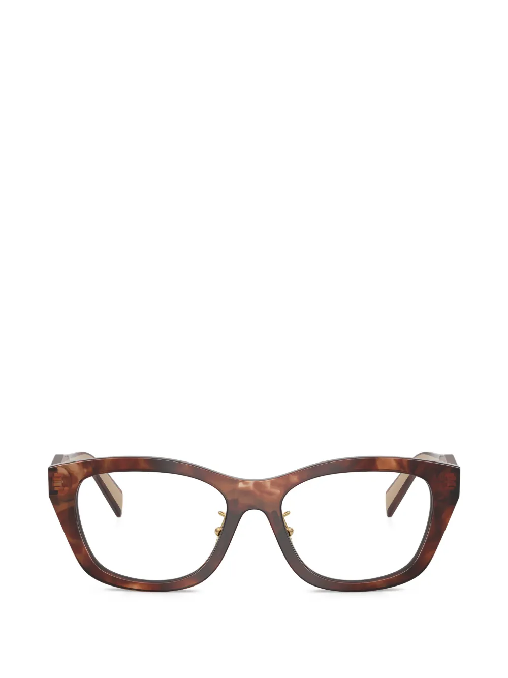 Prada Eyewear clear-lense glasses - Toni neutri