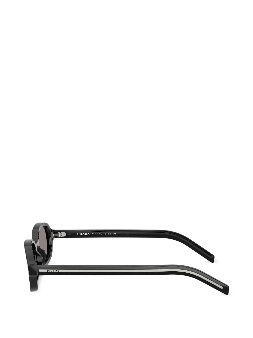 Prada Eyewear Zonnebril met getinte glazen Zwart