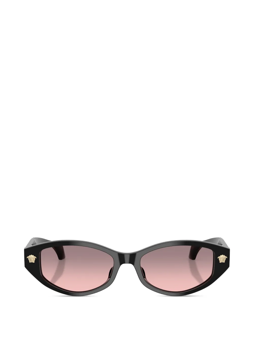 Versace Eyewear medusa geometric sunglasses - Nero