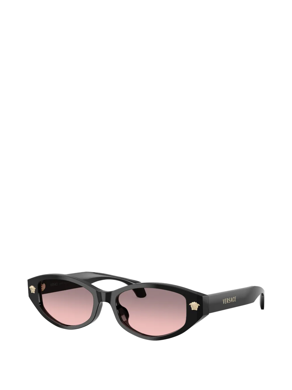 Versace Eyewear Medusa zonnebril met geometrisch montuur Zwart