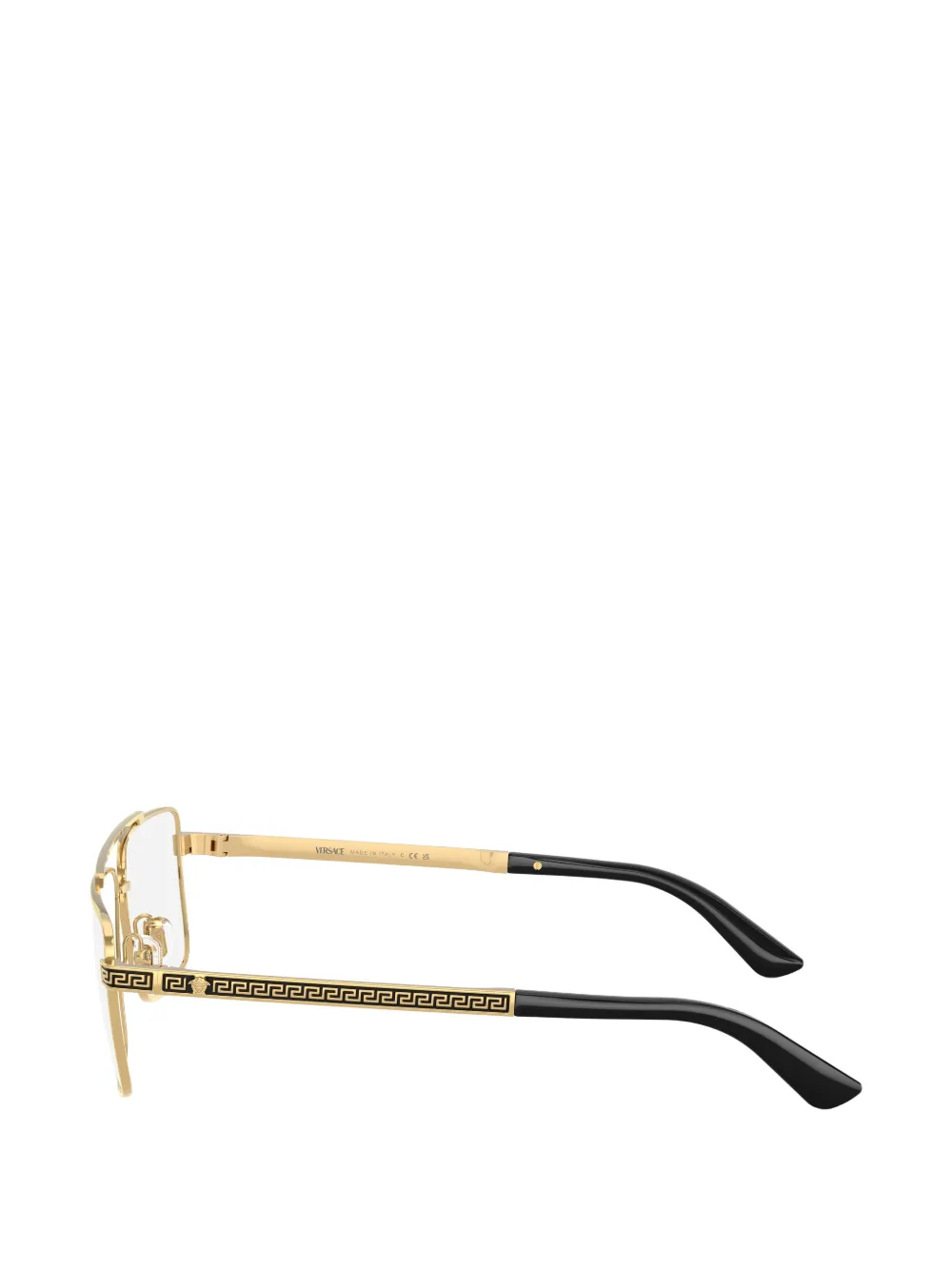  Versace Eyewear Geometric Pattern Glasses - Gold 