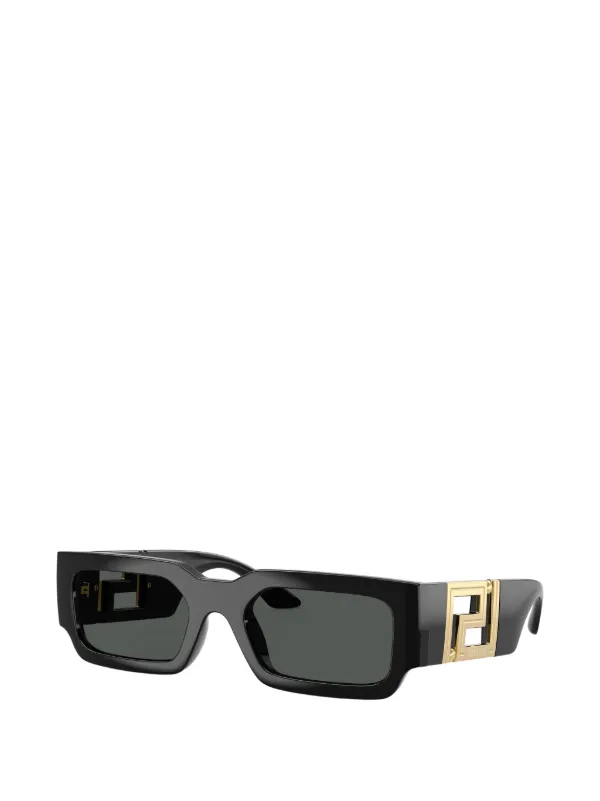 VERSACE ヴェルサーチ サングラス スクエアフレーム ブラック Versace Eyewear スクエアフレーム サングラス | ブラック | FARFETCH JP