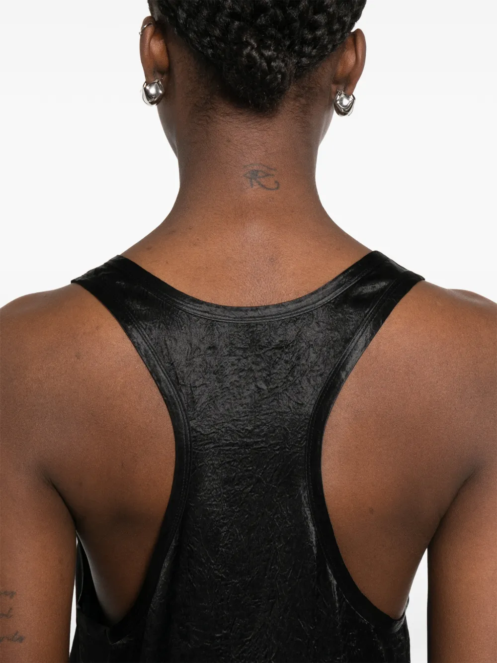 La Piscine Jurk met racerback Zwart