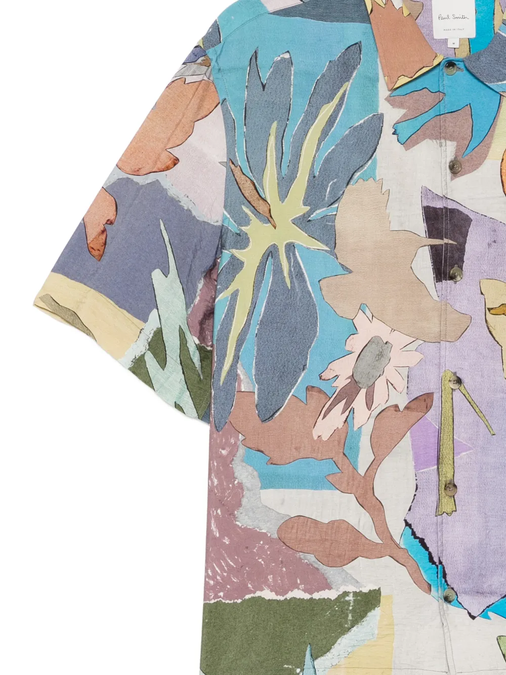  Paul Smith Floral Print Shirt - Blue 