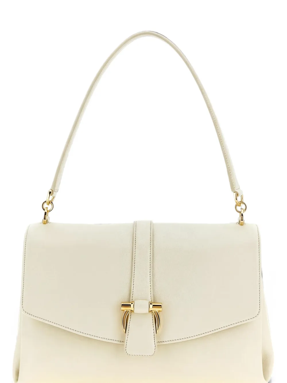 Ferragamo Leren schoudertas Beige