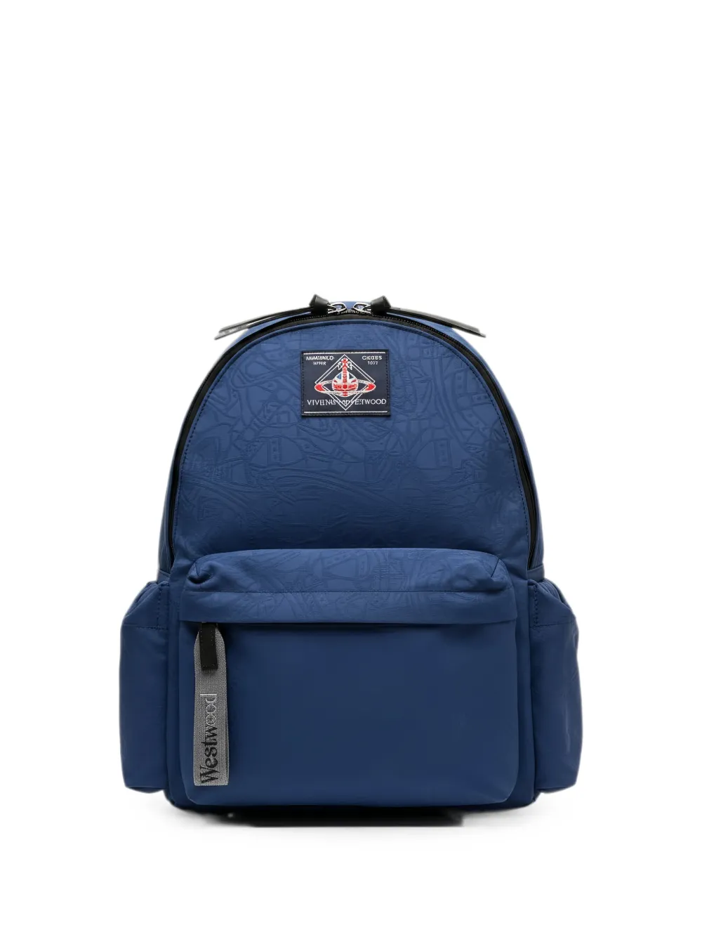 Vivienne Westwood Orb jacquard backpack - Blu