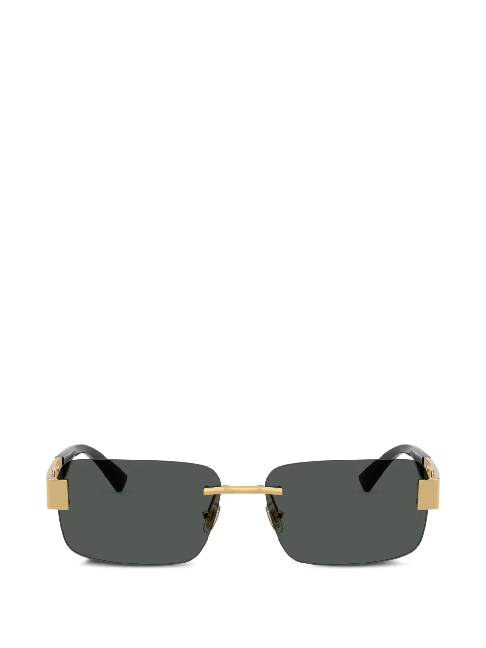 Versace Eyewear rectangle metal sunglasses - Oro