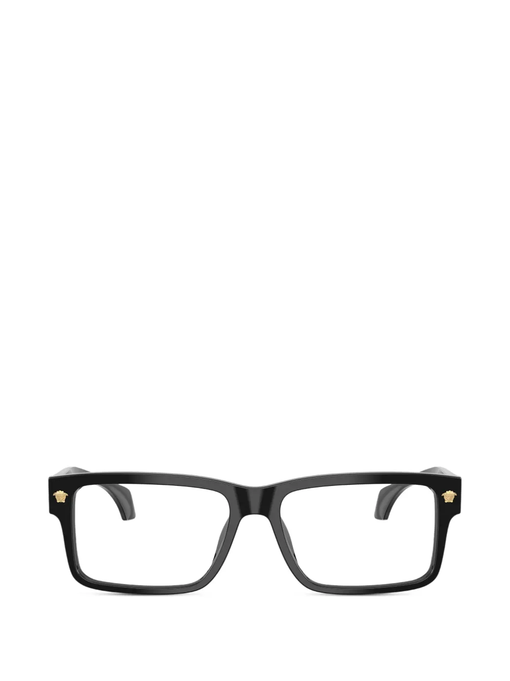 Versace Eyewear square frame glasses - Nero