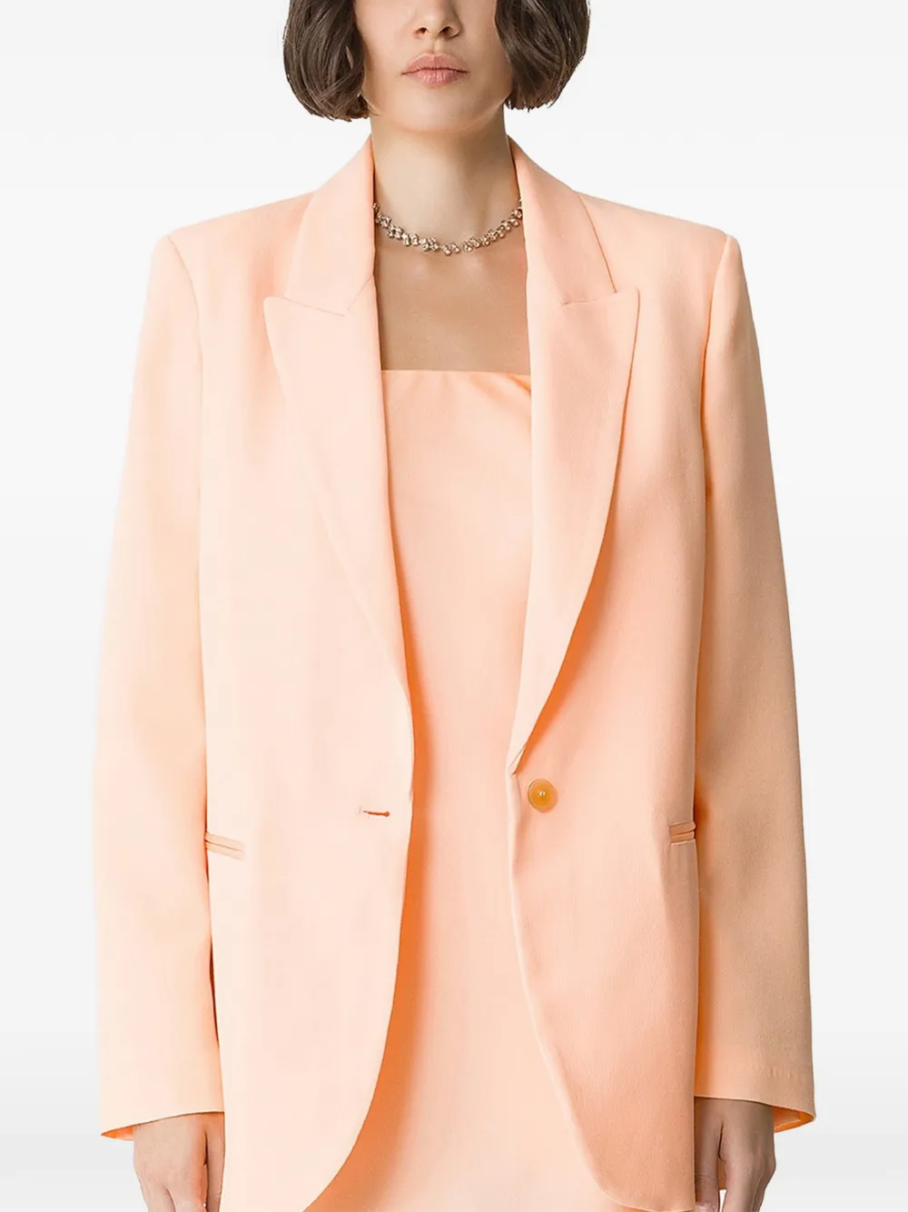  Forte Forte Peaked Lapel Jacket - Orange 