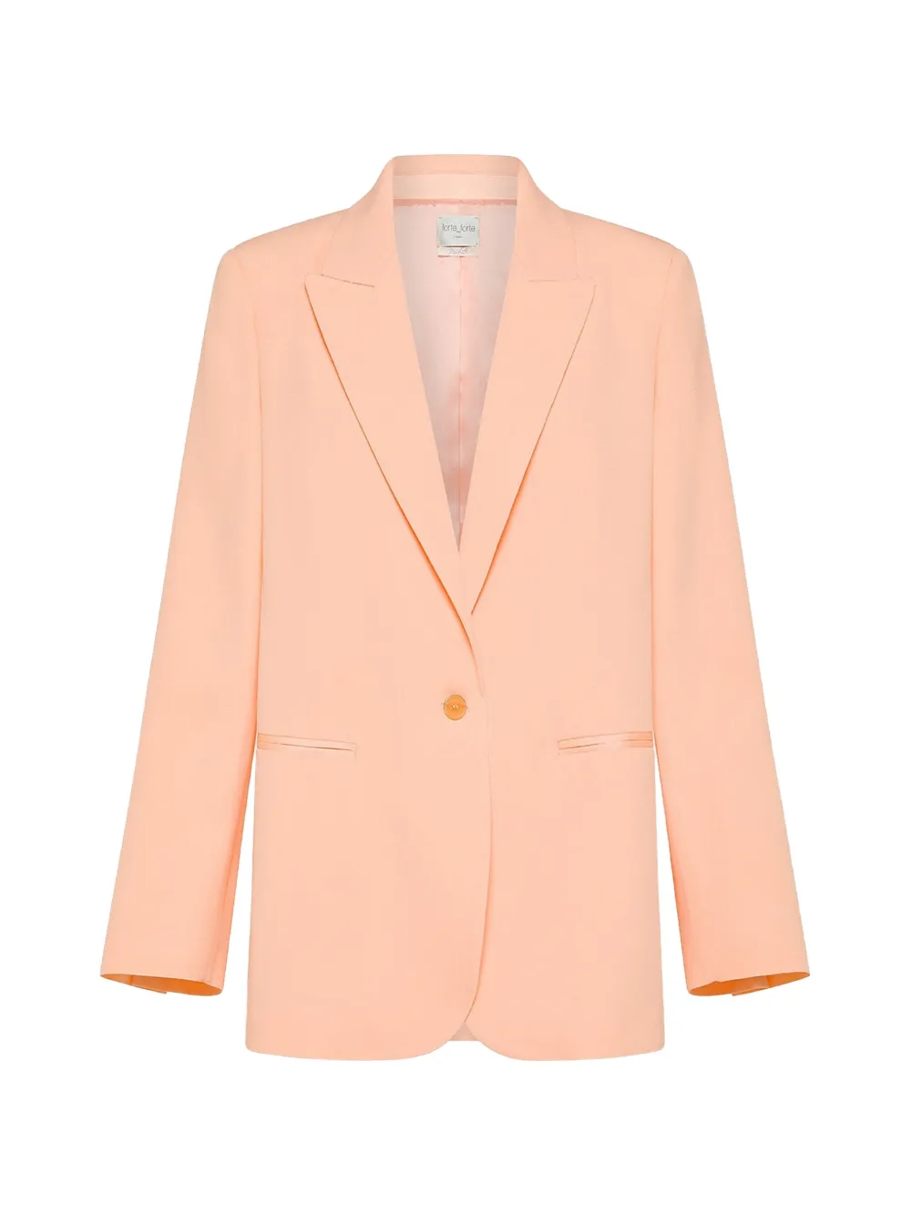 Forte Forte peaked lapel jacket - Orange