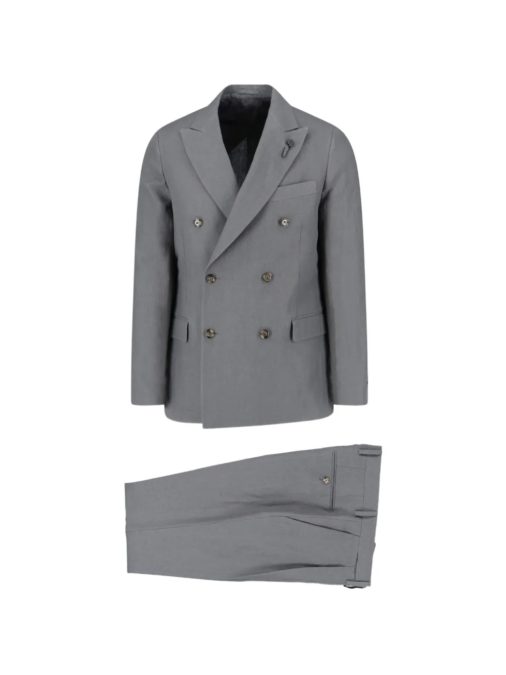 Lardini double-breasted suit - Grigio