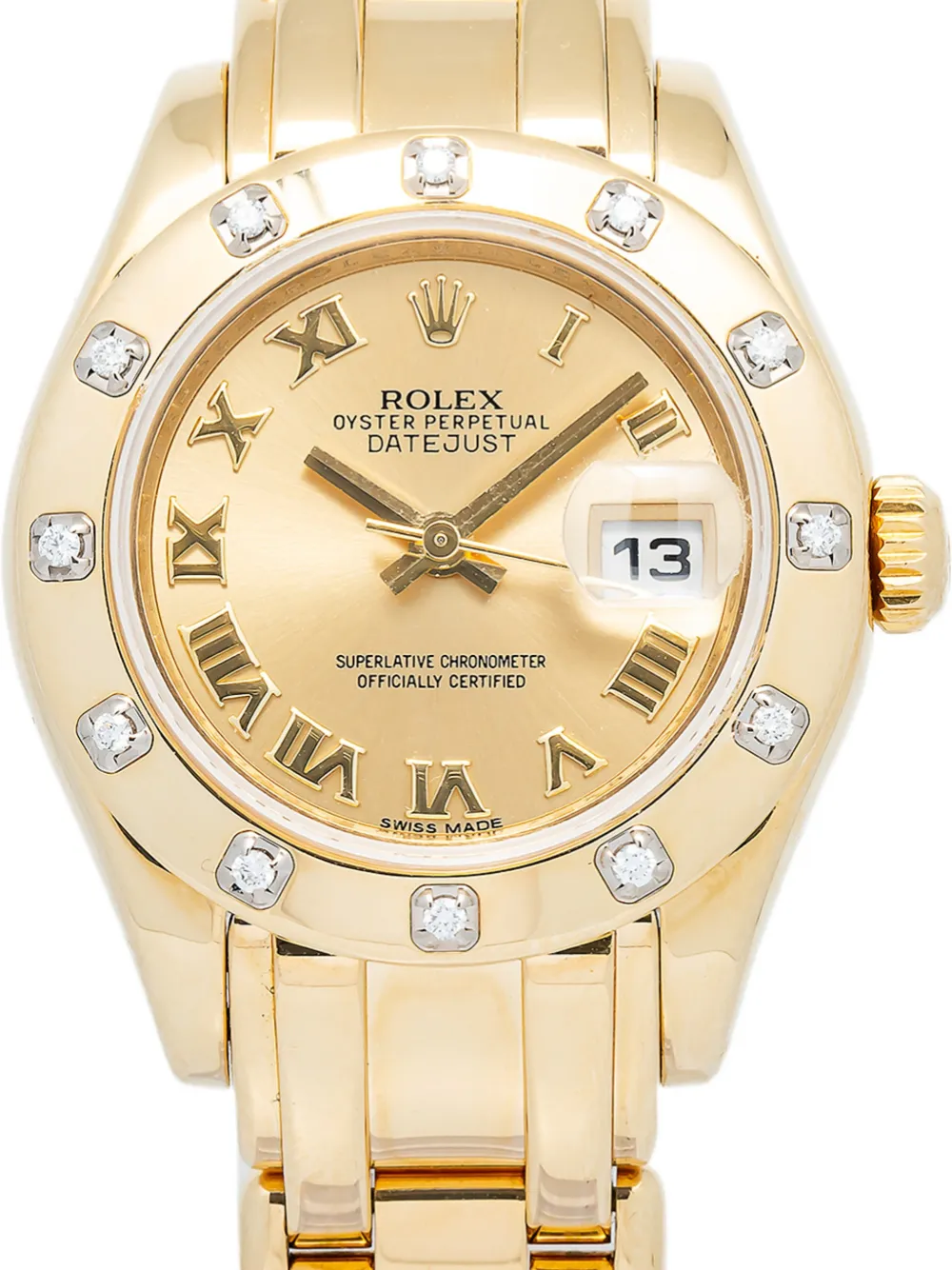  Rolex Reloj Datejust Pearlmaster De 29 Mm - Dorado 