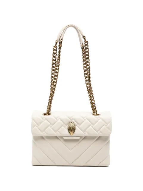 Kurt Geiger London Leather Kensingtin quilted chain shoulder bag