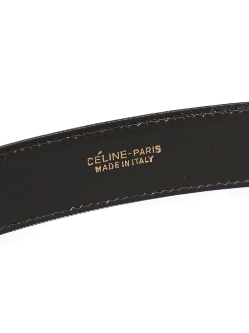 1980s Triomphe Leather Belt