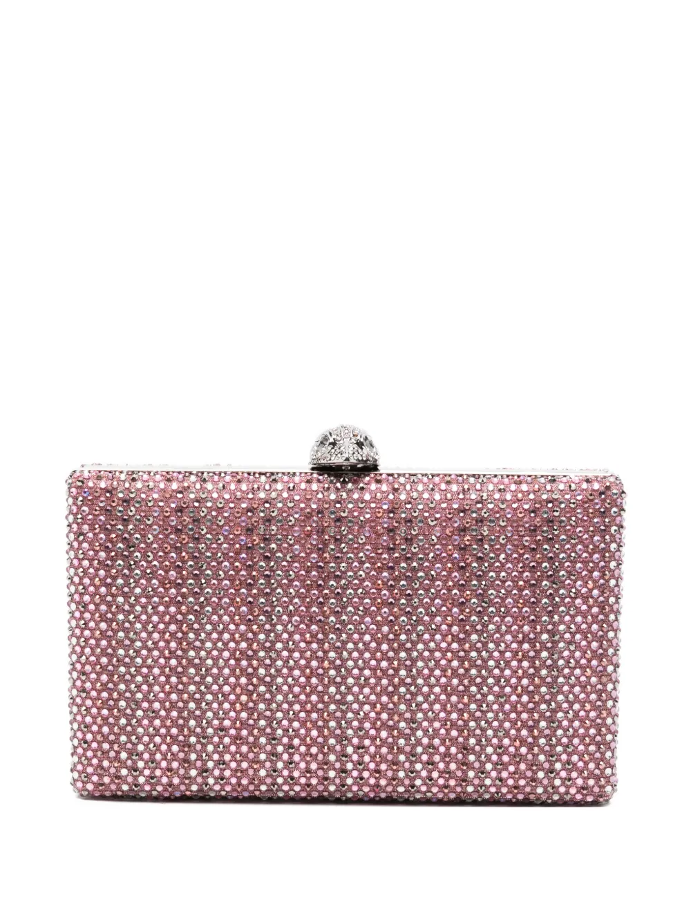 Kurt Geiger London Kensington crystal-embellished mini clutch bag - Rosa