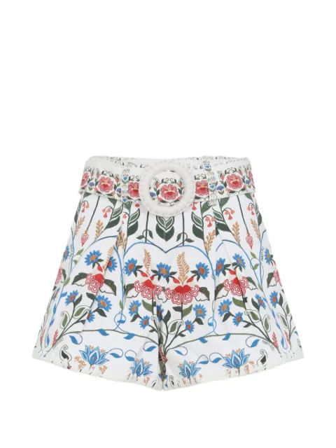 FARM Rio short ceinturé à fleurs