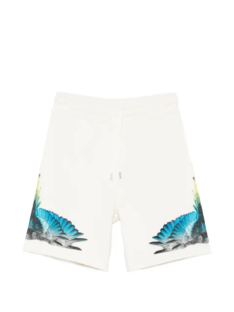 COUNTY OF MILAN wings print shorts