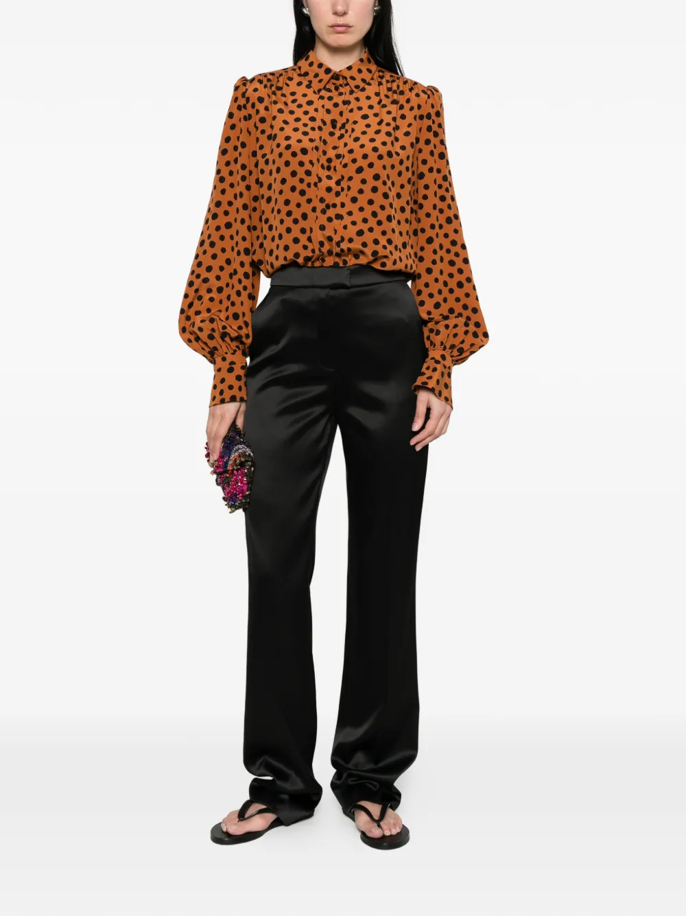 Valentino Garavani Straight broek Zwart