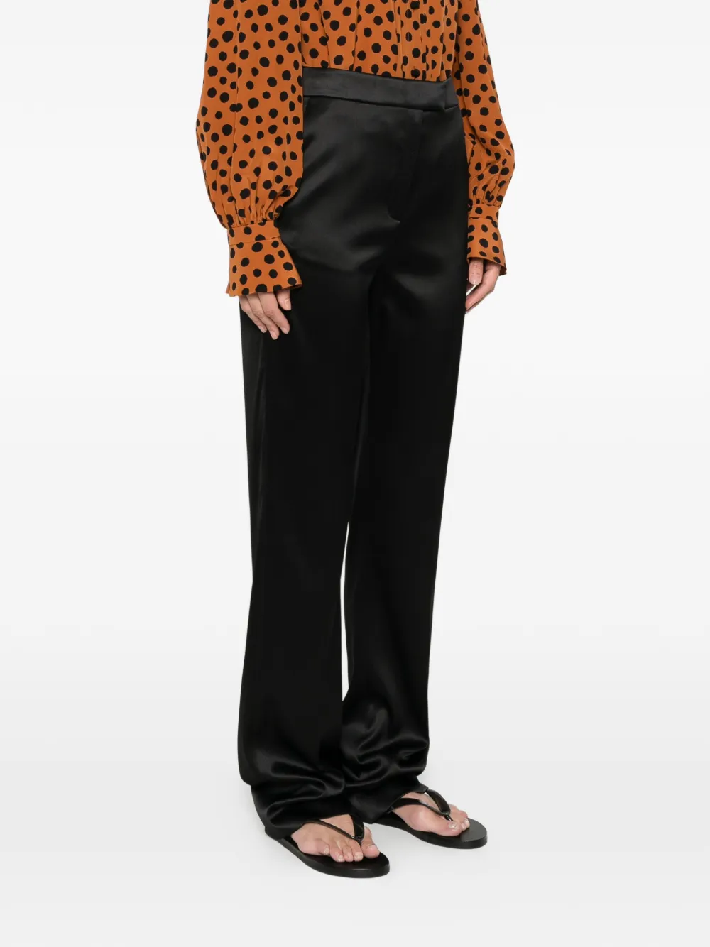 Valentino Garavani Straight broek Zwart